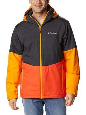 Columbia Men's Point Park Insulated Jacket Blue Red WT8864-011 Size 5X Tall